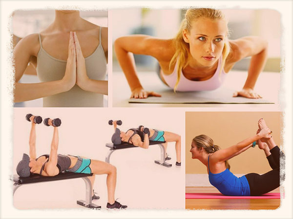 упражнения для грудных мышц для женщин в домашних условиях